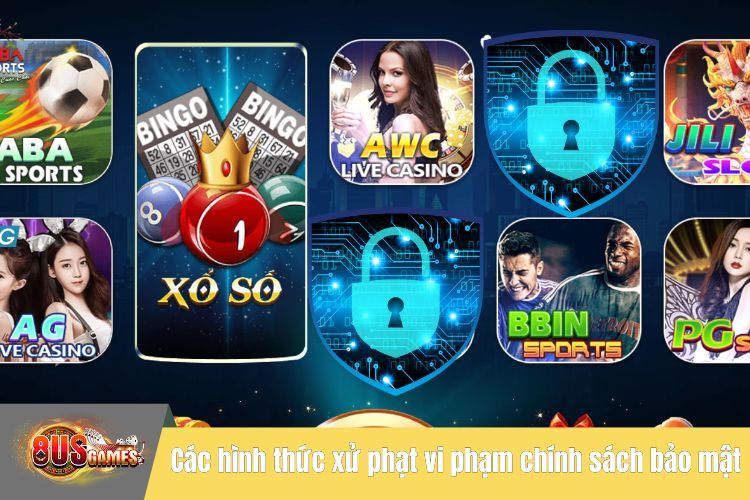 Các hình thức xử phạt khi thành viên vi phạm chính sách bảo mật